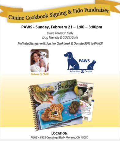 Flyer about Cookbook Signing