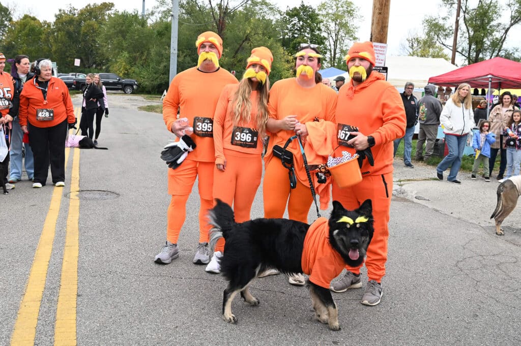 Group dressed up as Lorax