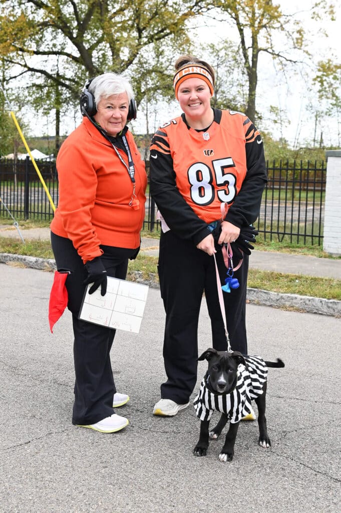 Bengals coach, player and referee